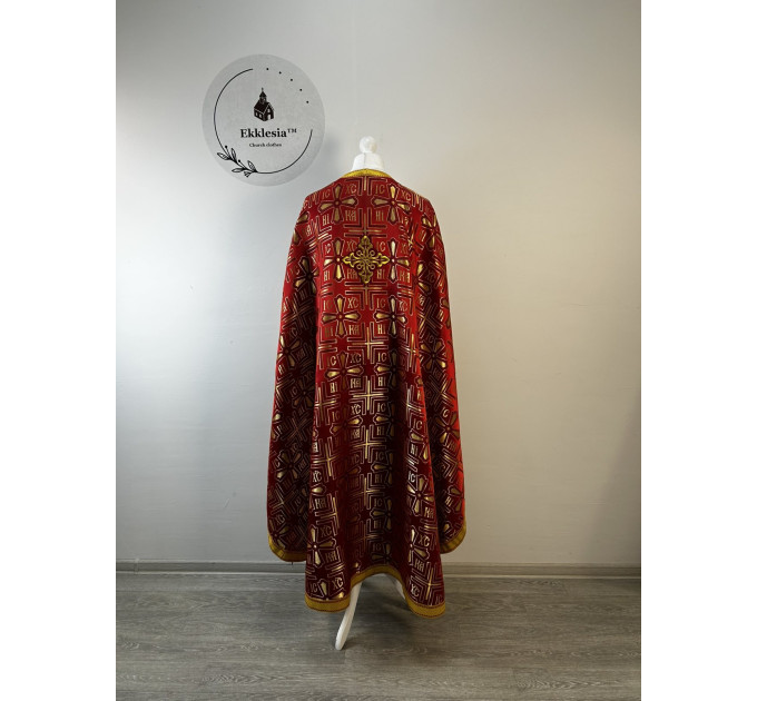 NIKA priest vestment in Greek style - Orthodox vestment set - Liturgical phelon