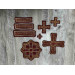 Orthodox Set of 36 embroidered crosses for Orthodox Greek style vestments