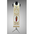 Solid stole - communion set with icon on front - Epitrachil with the icon