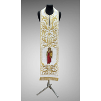 Solid stole - communion set with icon on front - Epitrachil with the icon