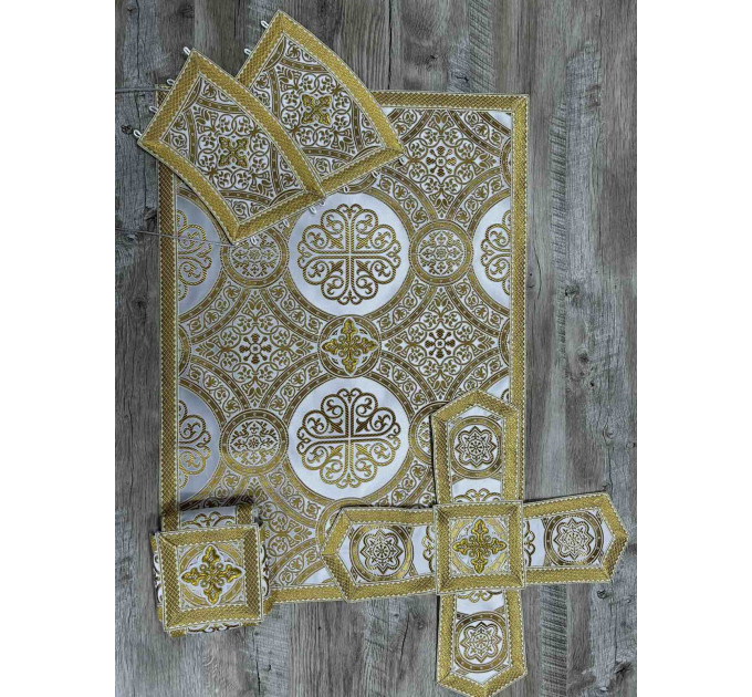 Vestment for priest in brocade - Phelon in Greek style - Liturgical clothes