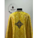 Yellow priest vestment set in brocade - Greek-style vestment - Orthodox vestment