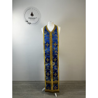 Brocade stole and cuffs - Priest's communion set - Orthodox liturgical clothes
