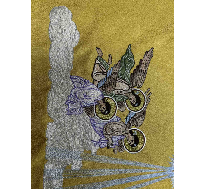 Nativity Katapitasma - Curtain for the church - Embroidered curtains for the Roy