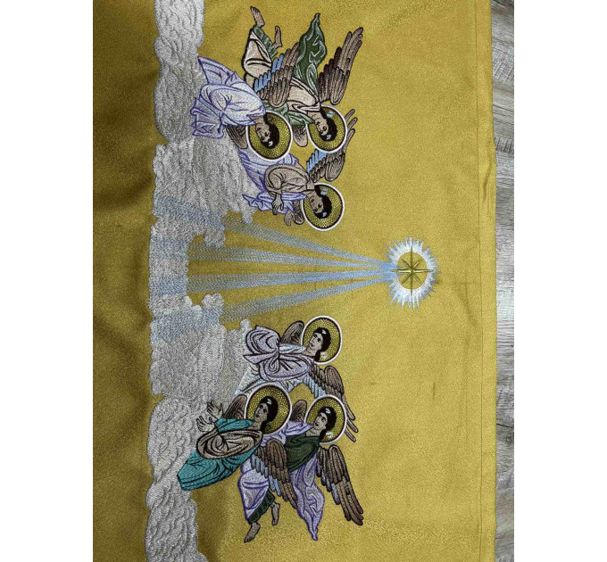 Nativity Katapitasma - Curtain for the church - Embroidered curtains for the Roy