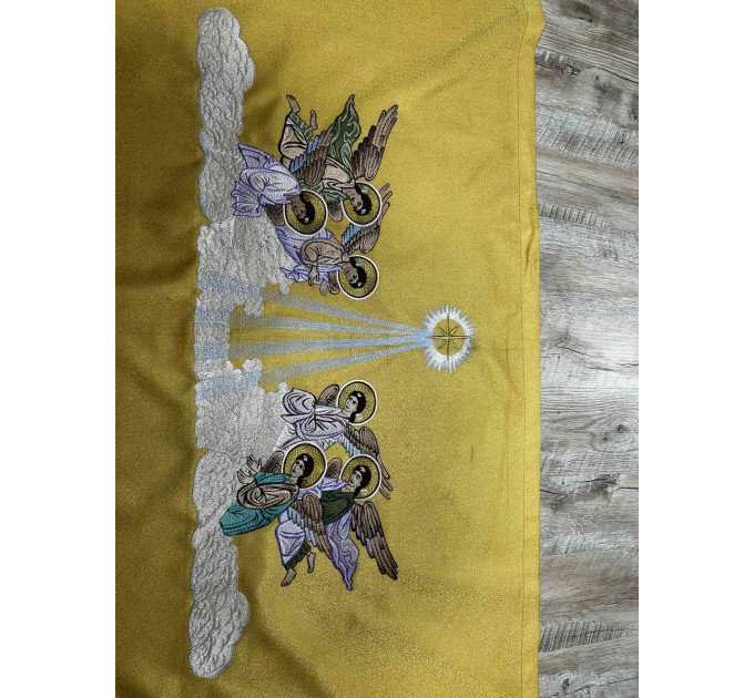 Nativity Katapitasma - Curtain for the church - Embroidered curtains for the Roy
