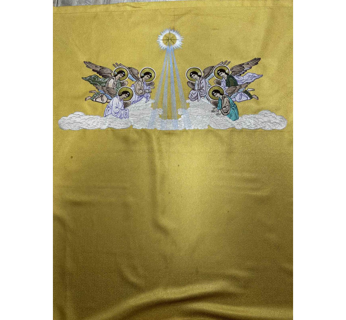 Nativity Katapitasma - Curtain for the church - Embroidered curtains for the Roy