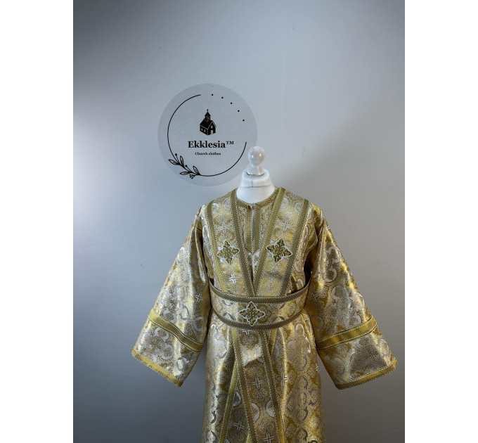 Orthodox liturgical set for subdeacon - Stichar and single orar