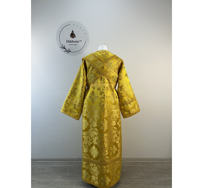 Vestment for subdeacon - Stichar in greek brocade - Single orar and sticharion