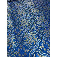 12 altar boy robes in blue brocade