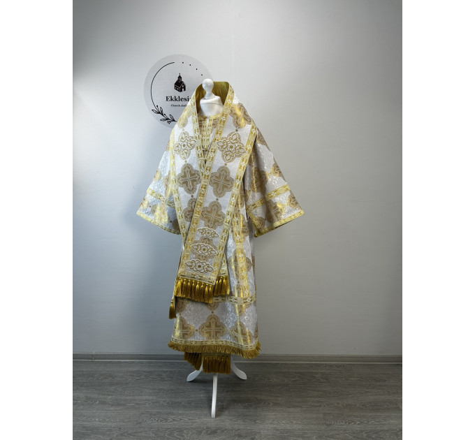 Bishop's Vestments in NIKEA brocade - Vestments for Bishop - Archbishop vestments