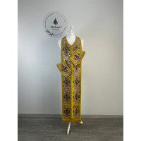 Communion set in unique brocade - Stole and cuffs - Priest's set