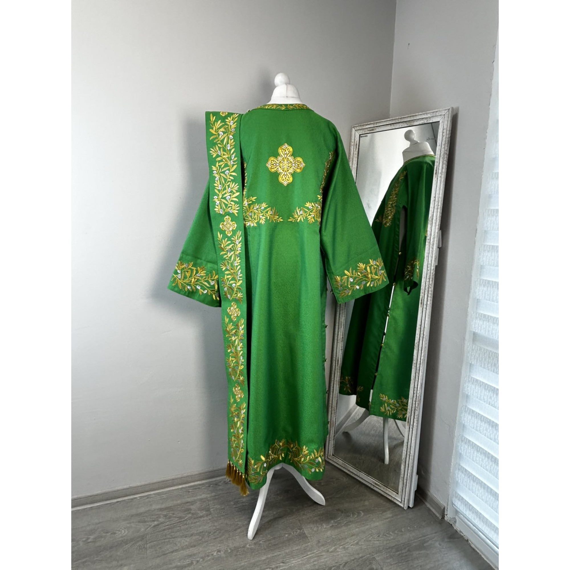 Protodeacon Embroidered Protodeacon's sticharion - Deacon's alb - Orthodox Vestment ...