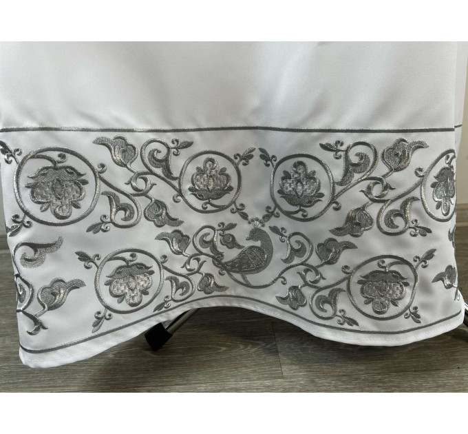Embroidered Stikhar in gabardine - podriznik - Priest stikhar - Altar vestment