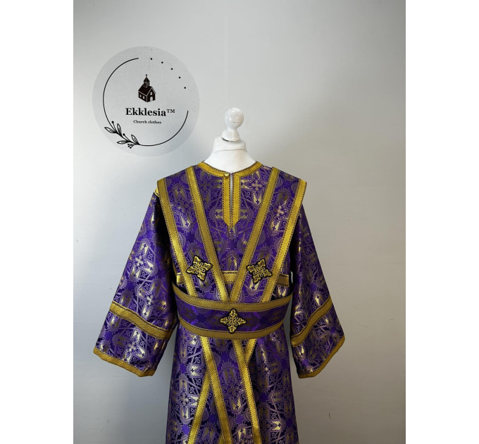 Liturgical Lenten set for subdeacon - Stichar and extra long orar