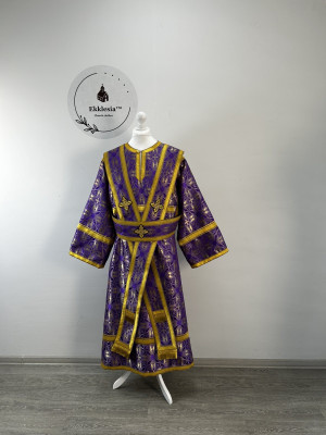 Liturgical Lenten set for subdeacon - Stichar and extra long orar