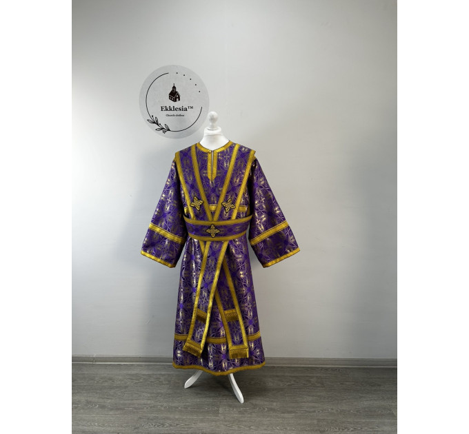 Liturgical Lenten set for subdeacon - Stichar and extra long orar