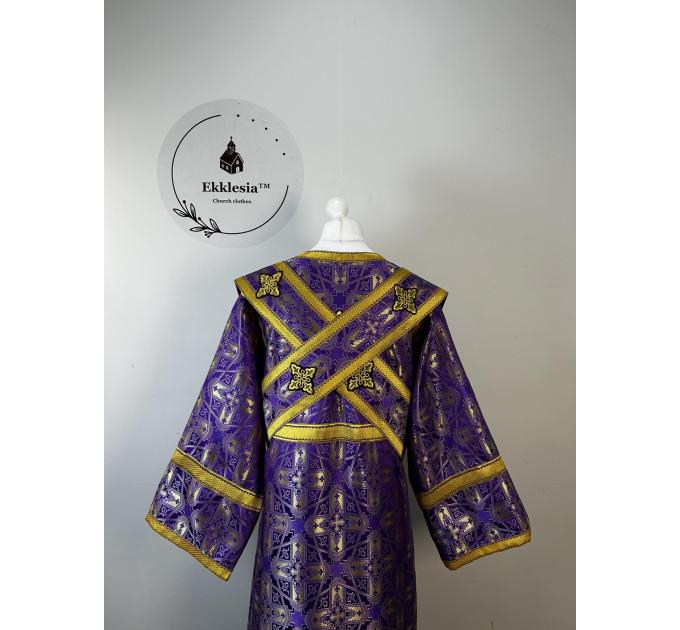 Liturgical Lenten set for subdeacon - Stichar and extra long orar