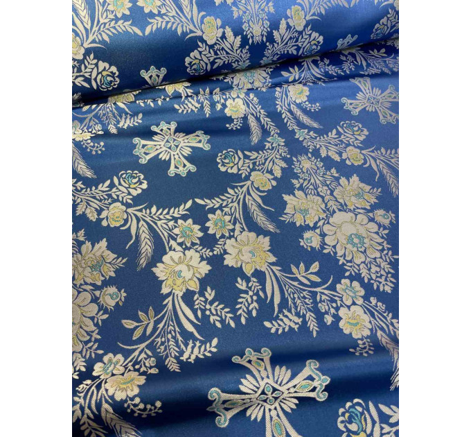 Nonmetallic Brocade with floral pattern - Church Brocade - Liturgical Brocade