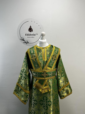 Orthodox liturgical set for subdeacon - Stichar and single orar