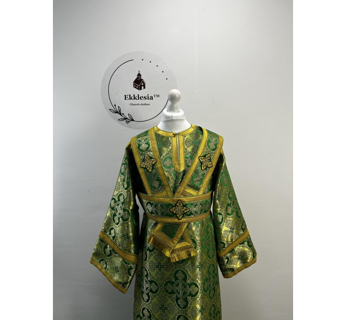 Orthodox liturgical set for subdeacon - Stichar and single orar