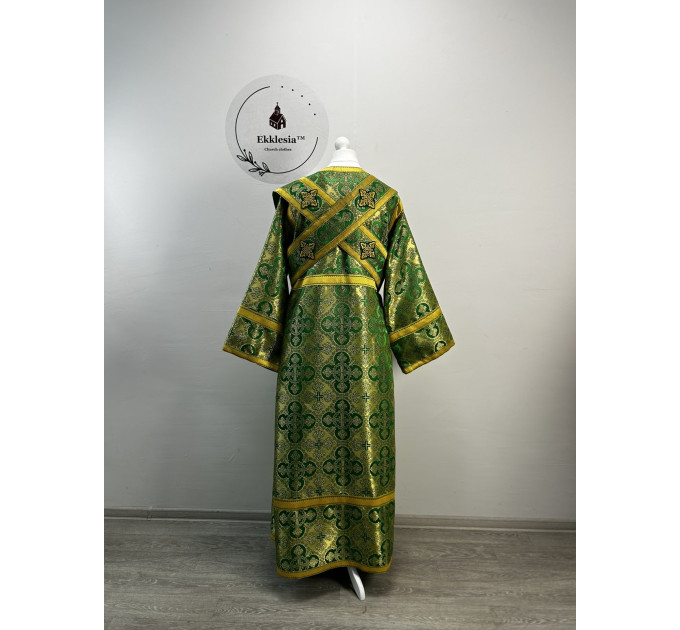 Orthodox liturgical set for subdeacon - Stichar and single orar
