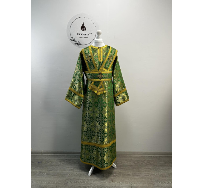 Orthodox liturgical set for subdeacon - Stichar and single orar