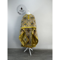 Priest's vestment unique brocade - Orthodox vestment set - Greek style phelon