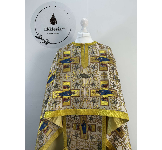 Priest's vestment unique brocade - Orthodox vestment set - Greek style phelon