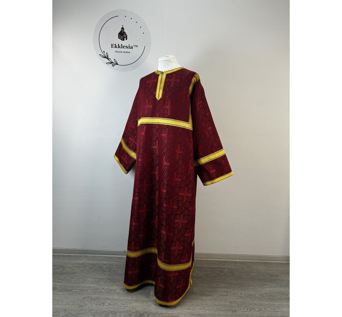 Red Altar Server Reader Robe - Stikharion - Surplice - Rochet - Alb
