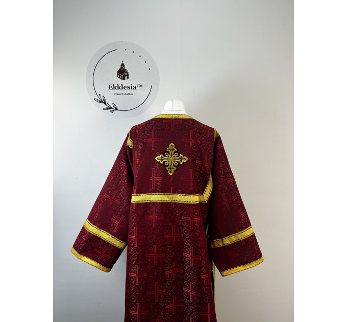 Red Altar Server Reader Robe - Stikharion - Surplice - Rochet - Alb