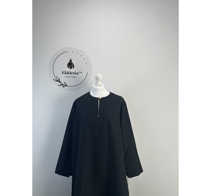 Stichar with galloons on the bottom in gabardine - Podriznik with trim fringe