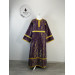 Altar Server Reader Robe in Christmas brocade - Stikharion - Surplice - Rochet