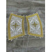Church vestment set - Orthodox sticharion, orar, and cuffs on brocade - Deacon