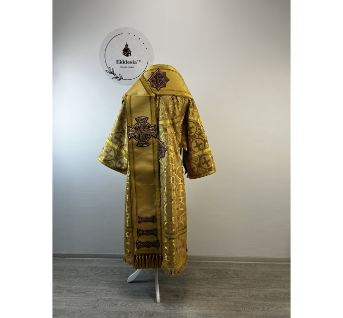 Combined Bishop's silk Vestments - Vestment set for Bishop - Archbishop's set