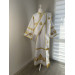 Embroidered protodeacon's sticharion in gabardine - Deacon's alb - Orthodox set
