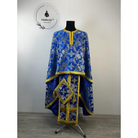 Greek vestment in brocade - Church garments - Priest vestment -Floral