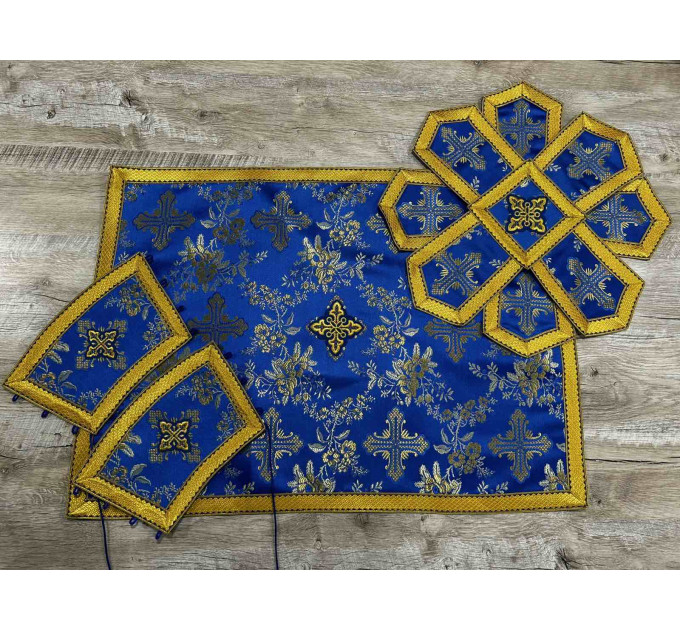 Greek vestment in maroon brocade - Church garments - Priest vestment -Floral