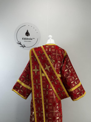 NIKA - Orthodox archdeacon's vestment - Stichar with double orar and cuffs