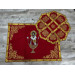 Embroidered chalice covers with aer - Communion cup