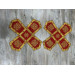 Embroidered chalice covers with aer - Communion cup