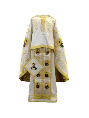 Greek vestment in unique brocade - Priest clothes - Liturgical garments Greek vestment in unique brocade - Priest clothes - Liturgical garments