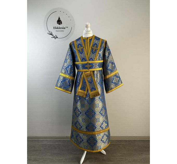 Gold subdeacon's alb - Orthodox Vestment - Subdeacon's set of vestment clothes