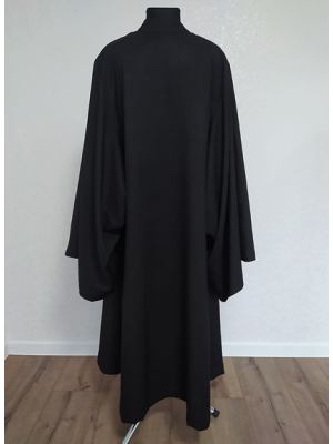 Greek riassa with machine embroidery - Black exorason - Outer cassock with grape Greek riassa with machine embroidery - Black exorason - Outer cassock with grape