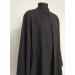 Greek riassa with machine embroidery - Black exorason - Outer cassock with grape