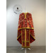 Greek vestment in maroon brocade - Church garments - Priest vestment -Floral