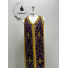 Metallic brocade epitrachil and cuffs - Priest communion set - Stole, pair cuffs