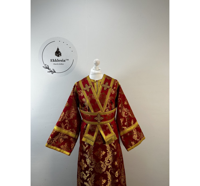 Ordination subdeacon's vestment - Orthodox set - Liturgical clothes with orar