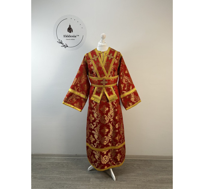 Ordination subdeacon's vestment - Orthodox set - Liturgical clothes with orar