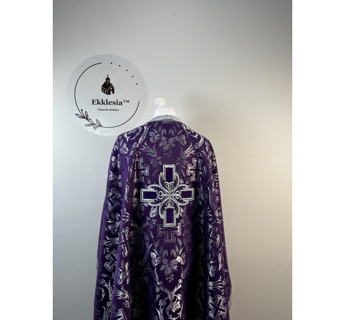 Greek style vestment for priest ordination - Liturgical priest vestment brocade